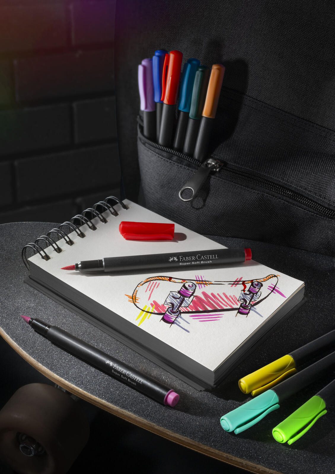 FABER-CASTELL Filzstifte Mehrfarbig 0.8 mm FABER-CASTELL Filzstifte Mehrfarbig 0.8 mm